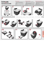 Lexmark 342n - X MFP B/W Laser 빠른 시작 매뉴얼