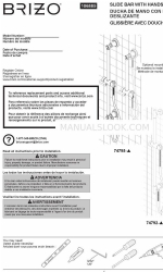 Brizo 106885 Краткое руководство по эксплуатации