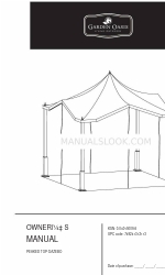 Garden Oasis PEAKED TOP GAZEBO Manual del usuario