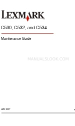 Lexmark 34B0185 - High Voltage Laser Printer Maintenance Manual