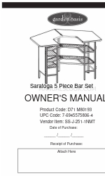 Garden Oasis SS-J-251-1NMT Gebruikershandleiding