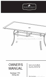 Garden Oasis SS-J-251-1NT Benutzerhandbuch