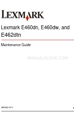 Lexmark 34S0409 - E 360dt B/W Laser Printer Maintenance Manual