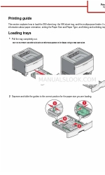 Lexmark 34S0606 - E 460dw B/W Laser Printer Руководство по печати