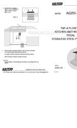 Airgap TAP-A-FLOW AG250-203 빠른 시작 매뉴얼