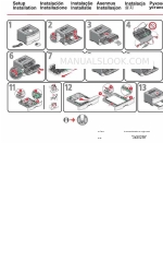 Lexmark 360dn - E B/W Laser Printer Configuração e instalação