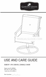 Garden Oasis EMERY D71 M20349 Manual de utilização e cuidados