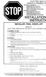 KitchenAid Imperial KEBI-140 Installation Instructions Manual