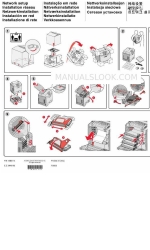 Lexmark 522n - C Color Laser Printer Налаштування мережі