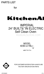 KitchenAid IMPERIAL KEBI141YBL1 パーツリスト