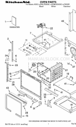 KitchenAid KEBC147KBL - Architect Series: 24'' Single Electric Wall Oven Manual Suku Cadang