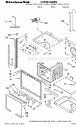 KitchenAid KEBC147KSS07 Список деталей