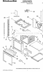 KitchenAid KEBC167MSS00 Lista de peças