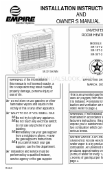 Empire SR-10T-2 Installationsanleitung und Benutzerhandbuch