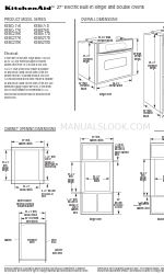 KitchenAid KEBC171K Dimensions