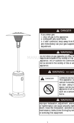 Garden Sun Heater ZCV-2650 AB Owner's Manual