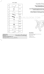 Garden Trading Burford Stool Instrucciones de montaje