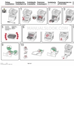 Lexmark 651de Hoja de configuración