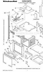 KitchenAid KEBC247KBL0 Список деталей