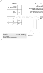 Garden Trading Harlyn Bar Table 組み立て説明書