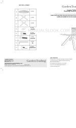 Garden Trading Leggan FUTE30 Instructions de montage