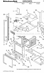 KitchenAid KEBC247KBL05 Список деталей