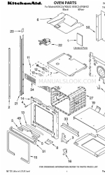 KitchenAid KEBC247KWH02 Lista części