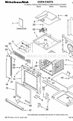 KitchenAid KEBC247VBL00 Lista de peças