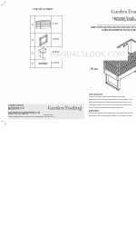 Garden Trading Latchmere Trough 조립 지침