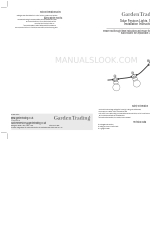 Garden Trading Solar Festoon Light Instructions d'installation