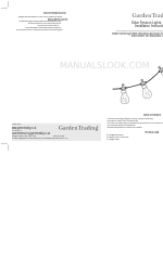 Garden Trading Solar Festoon Lights Installation Instructions