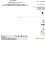 Garden Trading Festoon Cluster Lights - 5 Bulbs Instrucciones