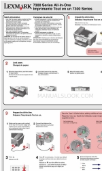 Lexmark 7300 Series Manual de inicio rápido