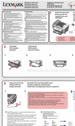 Lexmark 7300 Series Аркуш налаштувань