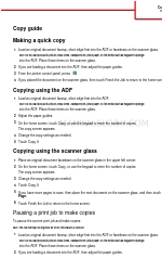 Lexmark 736de - X Color Laser Copy Manual