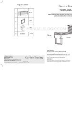 Garden Trading Latchmere Trough Large Instrucciones de montaje