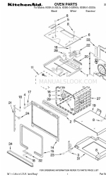 KitchenAid KEBK101SBL04 Liste des pièces