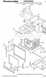 KitchenAid KEBK101SWH02 Список деталей