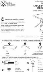 Garden Treasures FCS00755 Instrukcja montażu