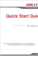 HIKVISION DS-7104NI-SL Quick Start Manual