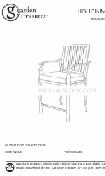 Garden Treasures LG-0174-3PC-CHAIR Manuale