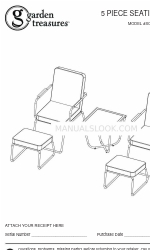 Garden Treasures 5 PIECE SEATING SET SC-K-309SFSET5-V1 Handbuch