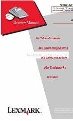 Lexmark C 750 Content Navigation