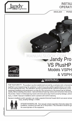 Jandy Jandy Pro Series Installatie- en bedieningshandleiding