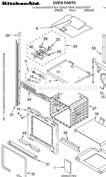 KitchenAid KEBS207DBT8 Lista de peças