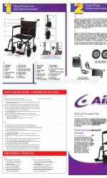 Airgo Ultra-Light Transport Chair Instructies