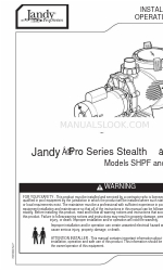 Jandy Stealth SHPF Manuale di installazione e funzionamento