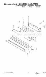 KitchenAid KEBS207YAL0 Parts List