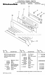 KitchenAid KEBS208AAL0 부품 목록