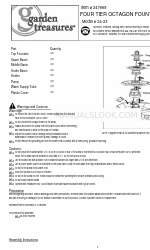 Garden Treasures 24-23 Instrucciones de montaje